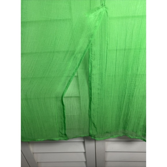 J. Crew Gwyneth Layered Crinkle Chiffon Slip Skirt Size M Mountain Valley NWT - Picture 8 of 13